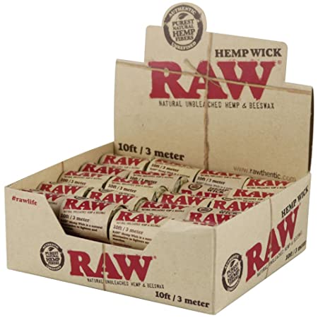 raw hemp wick 10 ft
