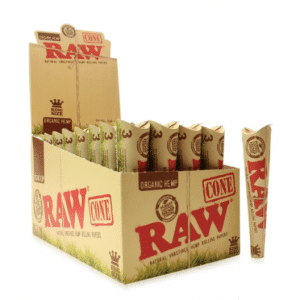 raw organic hemp cones