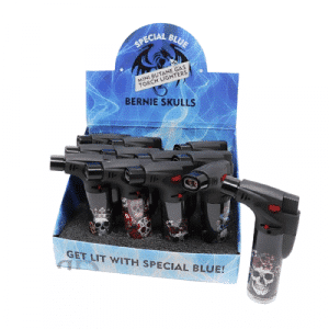 special blue bernie skulls lighter