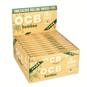 OCB bamboo rolling papers slim