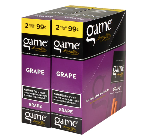 Game 2 For 0.99 Cigarillos - Grape