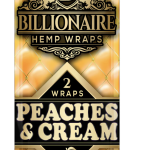 Billionaire Hemp Wraps Peaches Cream
