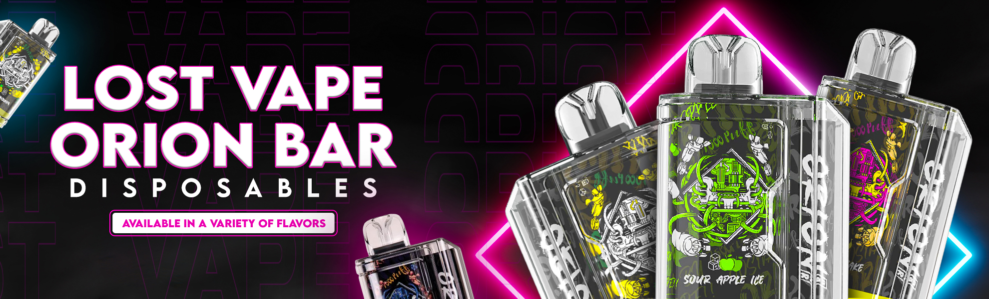 orion vape bars banner